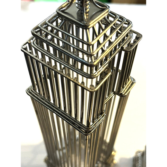 Doodle Destinations Eiffel Tower Big Ben Empire State Building 3 Pc Decor 12" - Picture 4 of 13